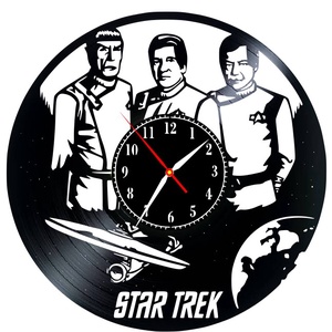 STAR TREK-ceas de perete - accesorii locuință - accesorii pentru decorat casa - decorațiuni de pereți, decorațiuni suspendate - ceasuri de perete - Artynos.ro