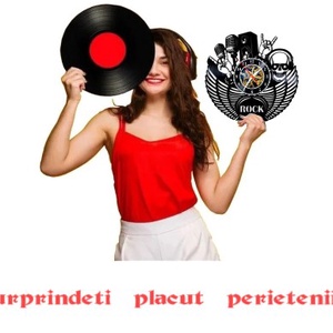 ROCK- ceas de perete - accesorii locuință - accesorii pentru decorat casa - decorațiuni de pereți, decorațiuni suspendate - ceasuri de perete - Artynos.ro