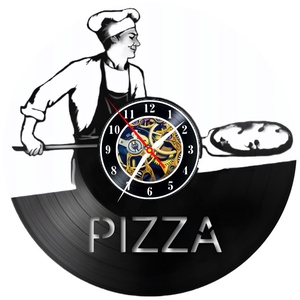 PIZZA-ceas de perete, Accesorii locuință, Accesorii pentru decorat casa, Decorațiuni de pereți, decorațiuni suspendate, Ceasuri de perete, , ARTYNOS