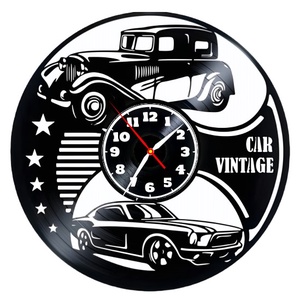 VINTAGE CAR-ceas de perete - accesorii locuință - accesorii pentru decorat casa - decorațiuni de pereți, decorațiuni suspendate - ceasuri de perete - Artynos.ro