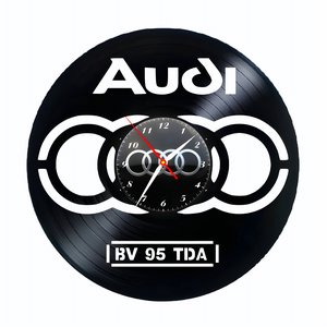 AUDI-ceas de perete ( personalizabil )  - accesorii locuință - accesorii pentru decorat casa - decorațiuni de pereți, decorațiuni suspendate - ceasuri de perete - Artynos.ro