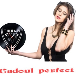 TESLA-ceas de perete - accesorii locuință - accesorii pentru decorat casa - decorațiuni de pereți, decorațiuni suspendate - ceasuri de perete - Artynos.ro