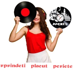 MICKEY MOUSE-ceas de perete - accesorii locuință - accesorii pentru decorat casa - decorațiuni de pereți, decorațiuni suspendate - ceasuri de perete - Artynos.ro