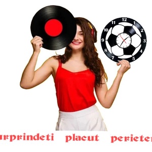 FOTBAL-ceas de perete - accesorii locuință - accesorii pentru decorat casa - decorațiuni de pereți, decorațiuni suspendate - ceasuri de perete - Artynos.ro