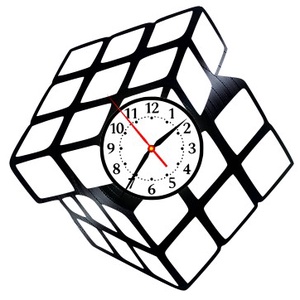 CUB RUBIK- ceas de perete - accesorii locuință - accesorii pentru decorat casa - decorațiuni de pereți, decorațiuni suspendate - ceasuri de perete - Artynos.ro