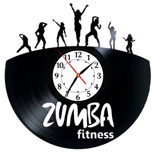 ZUMBA FITNESS- ceas de perete - accesorii locuință - accesorii pentru decorat casa - decorațiuni de pereți, decorațiuni suspendate - ceasuri de perete - Artynos.ro