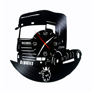 SCANIA- ceas de perete(personalizabil), Accesorii locuință, Accesorii pentru decorat casa, Decorațiuni de pereți, decorațiuni suspendate, Ceasuri de perete, , ARTYNOS