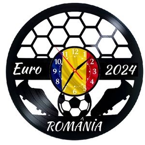 EURO 2024- ceas de perete, Accesorii locuință, Accesorii pentru decorat casa, Decorațiuni de pereți, decorațiuni suspendate, Ceasuri de perete, , ARTYNOS