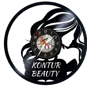 Beauty Salon- ceas de perete (PERSONALIZABIL) - accesorii locuință - accesorii pentru decorat casa - decorațiuni de pereți, decorațiuni suspendate - ceasuri de perete - Artynos.ro