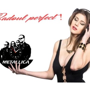 METALLICA-ceas de perete - accesorii locuință - accesorii pentru decorat casa - decorațiuni de pereți, decorațiuni suspendate - ceasuri de perete - Artynos.ro