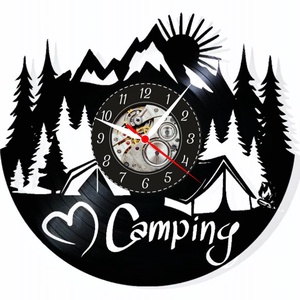 CAMPING-ceas de perete, Accesorii locuință, Accesorii pentru decorat casa, Decorațiuni de pereți, decorațiuni suspendate, Ceasuri de perete, , ARTYNOS