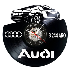 AUDI-ceas de perete( personalizabil) - accesorii locuință - accesorii pentru decorat casa - decorațiuni de pereți, decorațiuni suspendate - ceasuri de perete - Artynos.ro