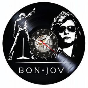 BON JOVI-ceas de perete - casă & stil de viață - accesorii pentru decorat casa - decorațiuni de pereți, decorațiuni suspendate - ceasuri de perete - Artynos.ro