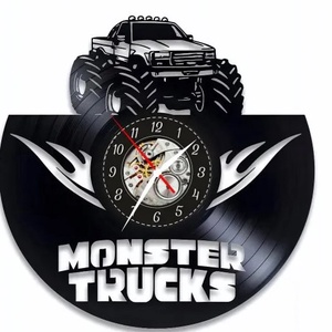 MONSTERTRUCK-ceas de perete, Accesorii locuință, Accesorii pentru decorat casa, Decorațiuni de pereți, decorațiuni suspendate, Ceasuri de perete, , ARTYNOS