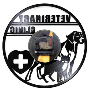 CLINICA VETERINARA- ceas de perete - casă & stil de viață - accesorii pentru decorat casa - decorațiuni de pereți, decorațiuni suspendate - ceasuri de perete - Artynos.ro