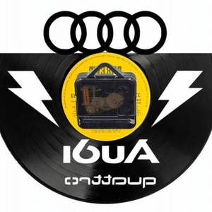 AUDI QUATTRO- ceas de perete - casă & stil de viață - accesorii pentru decorat casa - decorațiuni de pereți, decorațiuni suspendate - ceasuri de perete - Artynos.ro