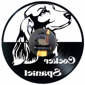 COCKER SPANIEL - ceas de perete (personalizabil) - casă & stil de viață - accesorii pentru decorat casa - decorațiuni de pereți, decorațiuni suspendate - ceasuri de perete - Artynos.ro