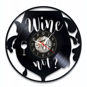 WINE NOT!-ceas de perete - casă & stil de viață - accesorii pentru decorat casa - decorațiuni de pereți, decorațiuni suspendate - ceasuri de perete - Artynos.ro