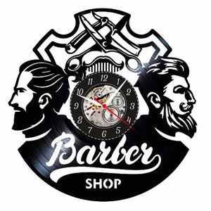 Barbershop - ceas de perete, Accesorii locuință, Accesorii pentru decorat casa, Decorațiuni de pereți, decorațiuni suspendate, Ceasuri de perete, , ARTYNOS