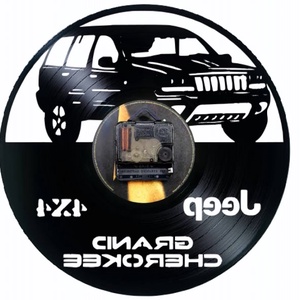 JEEP WRANGLER GRAND CHEROKE - ceas de perete - casă & stil de viață - accesorii pentru decorat casa - decorațiuni de pereți, decorațiuni suspendate - ceasuri de perete - Artynos.ro