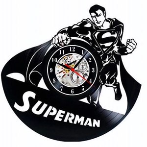 SUPERMAN-ceas de perete, Casă & Stil de viață, Accesorii pentru decorat casa, Decorațiuni de pereți, decorațiuni suspendate, Ceasuri de perete, , ARTYNOS