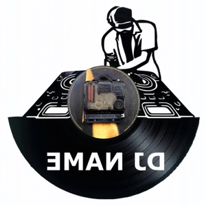 DJ-ceas de perete (personalizabil) - casă & stil de viață - accesorii pentru decorat casa - decorațiuni de pereți, decorațiuni suspendate - ceasuri de perete - Artynos.ro