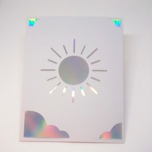 Felicitare 'Holographic Sun' - casă & stil de viață - papetărie de hârtie - invitații - Artynos.ro