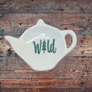 Farfurie ceainic 'Wild', Casă & Stil de viață, Accesorii pentru decorat casa, Decorațiuni de masă și decorațiuni pentru rafturi , Boluri din ceramică, boluri decorative, Decoupage, transfer și tehnici șervețel, ARTYNOS