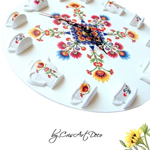 Ceas decorativ perete - model traditional 1485 - casă & stil de viață - accesorii pentru decorat casa - decorațiuni de pereți, decorațiuni suspendate - ceasuri de perete - Artynos.ro