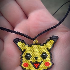 Colier Copii Figurina Pikachu Myiuki  - bijuterii - coliere - coliere cu pandantive - Artynos.ro