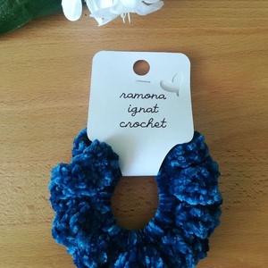 Scrunchie crosetat manual - îmbrăcăminte și modă - accesorii păr - elastic de păr - Artynos.ro