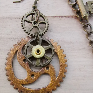 SET Colier și Cercei Steampunk - bijuterii - seturi de bijuterii - Artynos.ro