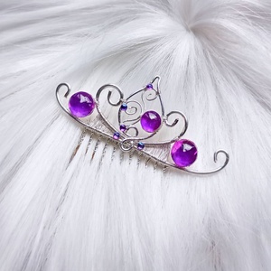 Pieptene Purple Dream - îmbrăcăminte și modă - accesorii păr - accesorii de păr - Artynos.ro