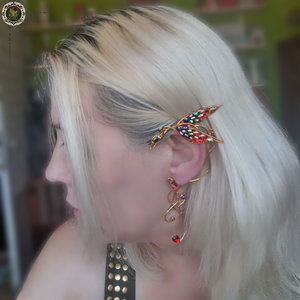 Cercel ear wrap Phoenix - bijuterii - cercei - cercei și ornamente pentru urechi - Artynos.ro