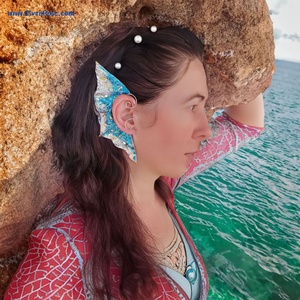 Cercei ear wrap Mermaid, Bijuterii, Cercei, Cercei și ornamente pentru urechi, Confecționarea bijuteriilor, ARTYNOS