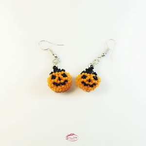 Cercei din margele  - Pumpy - casă & stil de viață - accesorii pentru decorat casa - halloween - tot ce ai nevoie pentru petrecere! - bijuterii halloween - Artynos.ro