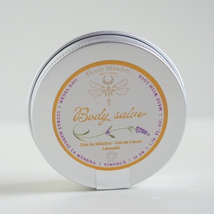 Body Salve - balsam de corp cu unt de cacao si ulei de masline - bun pentru pielea bebelusilor - baie și frumusețe - accesorii de îngrijire personală - loțiune de corp, unt de corp - Artynos.ro