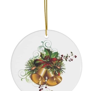 Ornament ceramica personalizat , Accesorii de Crăciun, Decorațiuni de Crăciun de casă, Decorațiuni pentru pomul de Crăciun, Altele, ARTYNOS