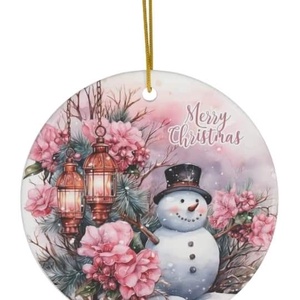 Ornament ceramica personalizat , Accesorii de Crăciun, Decorațiuni de Crăciun de casă, Decorațiuni pentru pomul de Crăciun, Altele, ARTYNOS