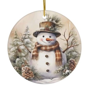 Ornament ceramica personalizat , Accesorii de Crăciun, Decorațiuni de Crăciun de casă, Decorațiuni pentru pomul de Crăciun, Altele, ARTYNOS