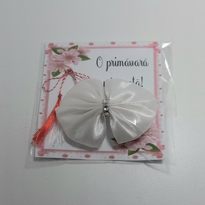 Martisor - Clama par cu funda handmade , Îmbrăcăminte și modă, Accesorii păr, Clemă de păr și ac de păr, Altele, ARTYNOS