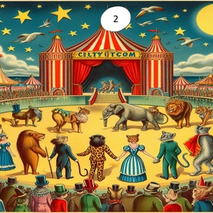 Semn de carte Circus - cărți și creații cu tematică muzicală, cadouri - semn de carte - Artynos.ro