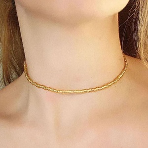 Choker finut auriu - Artynos.ro