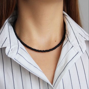 Choker finut negru  - Artynos.ro