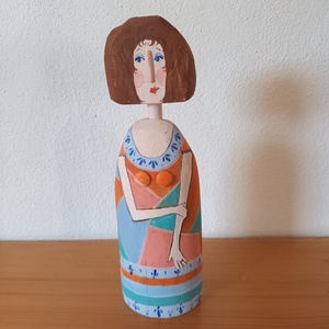 Figurina cu carouri, Casă & Stil de viață, Accesorii pentru decorat casa, Ornamente, Obiecte pictate, ARTYNOS