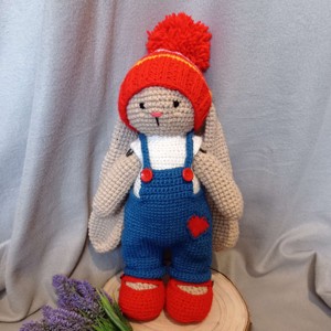 Dress up iepuraș amigurumi - jucării și echipamente pentru copii - jucării și accesorii pentru copii - păpușă de îmbrăcat - Artynos.ro