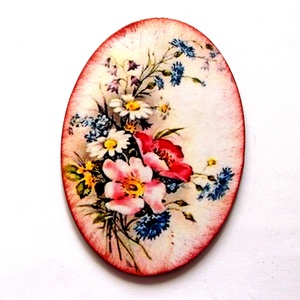 Magnet frigider cu flori 41680, Accesorii locuință, Accesorii pentru echipamente de bucătărie, Decorații de bucătărie, Magneți de frigider, Decoupage, transfer și tehnici șervețel, ARTYNOS