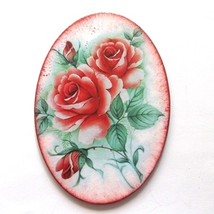 Magnet frigider cu trandafiri 41676, Accesorii locuință, Accesorii pentru echipamente de bucătărie, Decorații de bucătărie, Magneți de frigider, Decoupage, transfer și tehnici șervețel, ARTYNOS