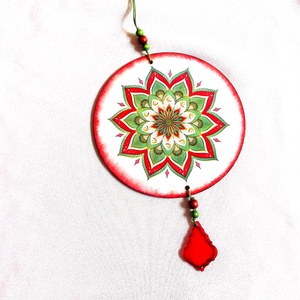 ornament pe lemn mandala 40985 - accesorii locuință - accesorii pentru decorat casa - decorațiuni de pereți, decorațiuni suspendate - decorațiuni suspendate - Artynos.ro