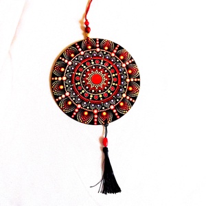 ornament pe lemn mandala 40970 - accesorii locuință - accesorii pentru decorat casa - decorațiuni de pereți, decorațiuni suspendate - decorațiuni suspendate - Artynos.ro